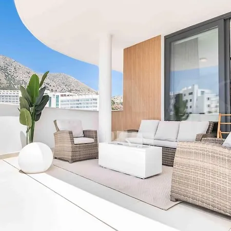 Lovely View With Private Jacuzzi & Terrace, Pool And Parking By Rems Fuengirola